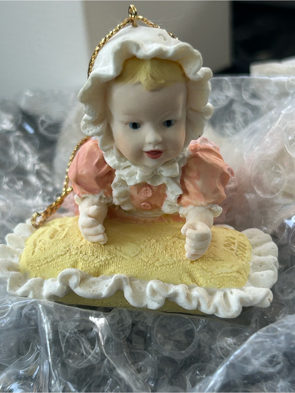 Ashton Drake and Baby Doll Holiday Ornament - Classic Figurine Heather